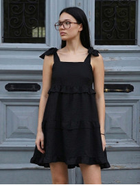 Sukienka Staff pin black