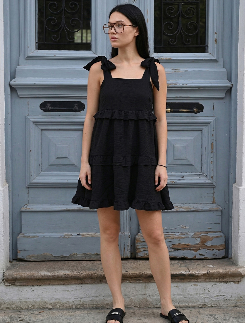 Sukienka Staff pin black