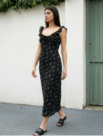 Sukienka Staff bex black & flowers