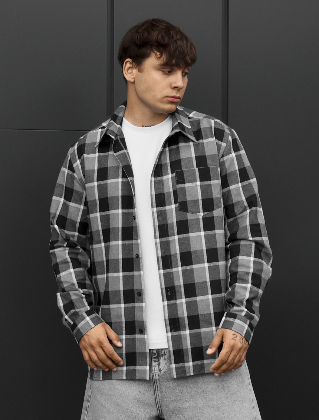 Koszula Staff ed black & gray