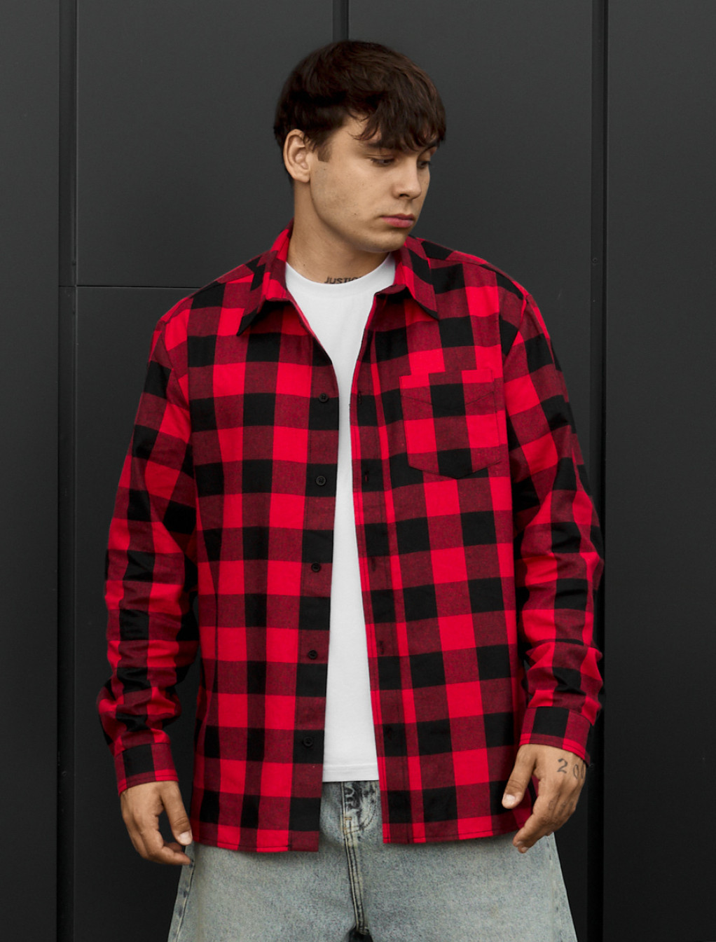 Koszula Staff ed black & red