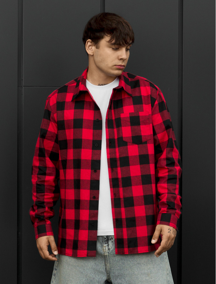 Koszula Staff ed black & red