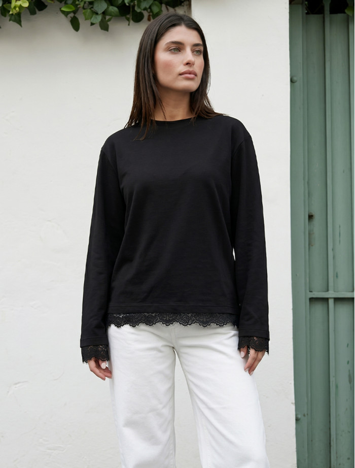 Longsleeve Staff mar black