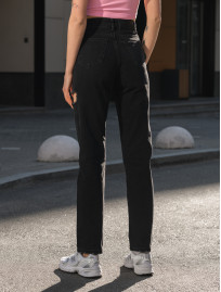 Damskie jeansy Staff black straight