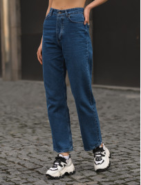 Damskie jeansy Staff navy straight
