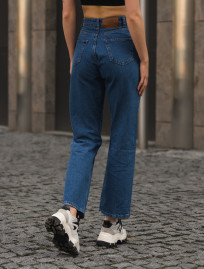 Damskie jeansy Staff navy straight