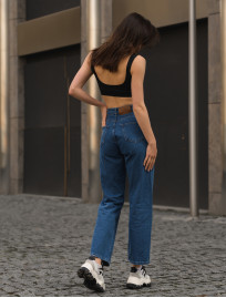 Damskie jeansy Staff navy straight