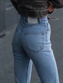 Damskie jeansy Staff light blue straight
