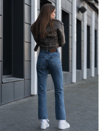Damskie jeansy Staff blue straight