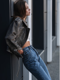 Damskie jeansy Staff blue straight