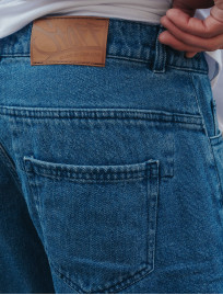 Jeansove spodenki Staff blue thin
