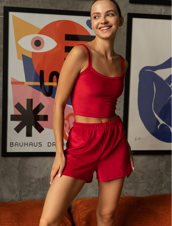 Piżama Staff mi red