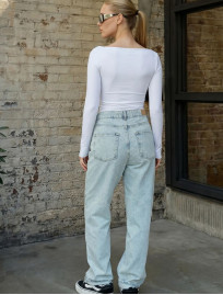 Longsleeve Staff re white