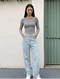 Longsleeve Staff re gray