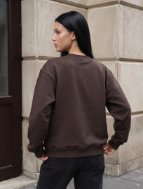 Bluza Staff zy brown oversize fleece