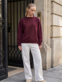 Bluza Staff zy bordo oversize fleece