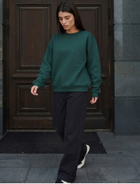 Bluza Staff zy green oversize fleece