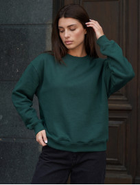 Bluza Staff zy green oversize fleece