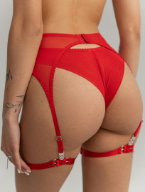 Pas do pończoch damski Staff cla red