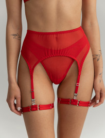 Pas do pończoch damski Staff cla red