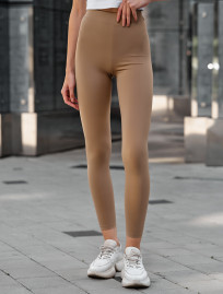 Legginsy damskie Staff on beige