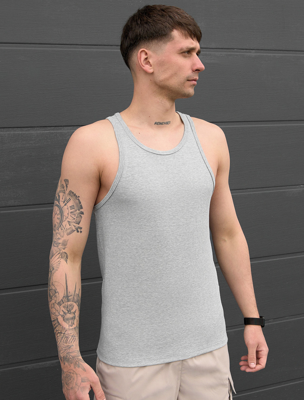 Koszulka Staff ns gray
