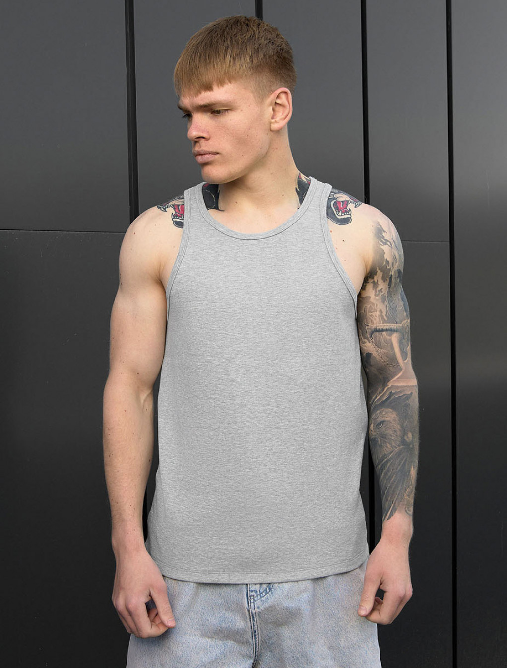 Koszulka Staff ns gray