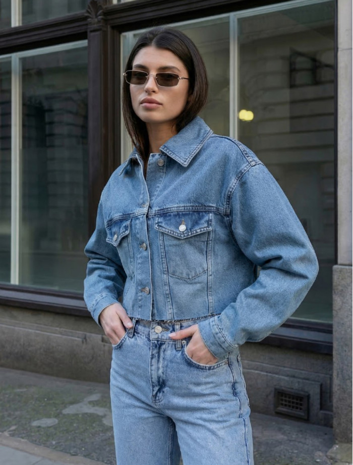 Damska Jeansova kurtka Staff blue