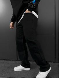 Dżinsy Staff x Husll baggy black