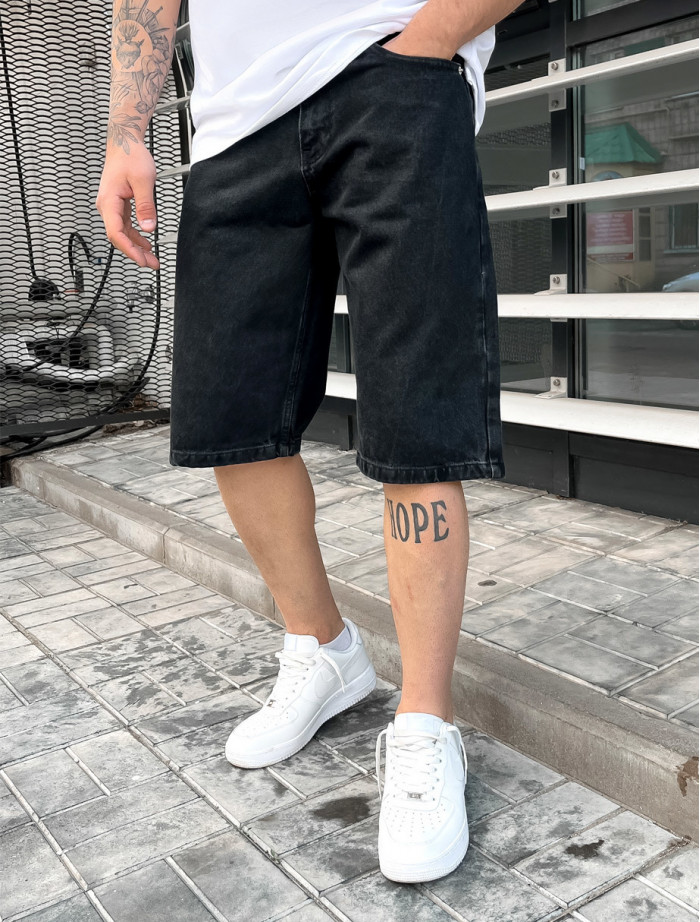 Jeansove spodenki Staff baggy c1