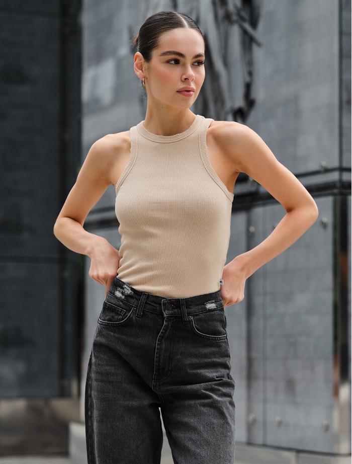 Top damski Staff hop beige