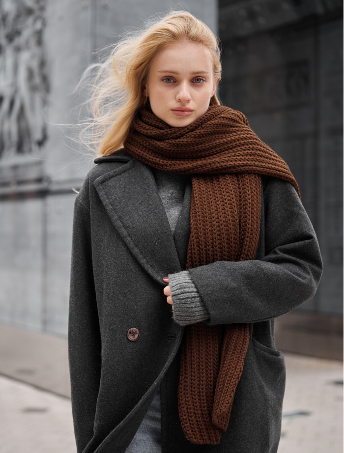 Szalik damski Staff so brown