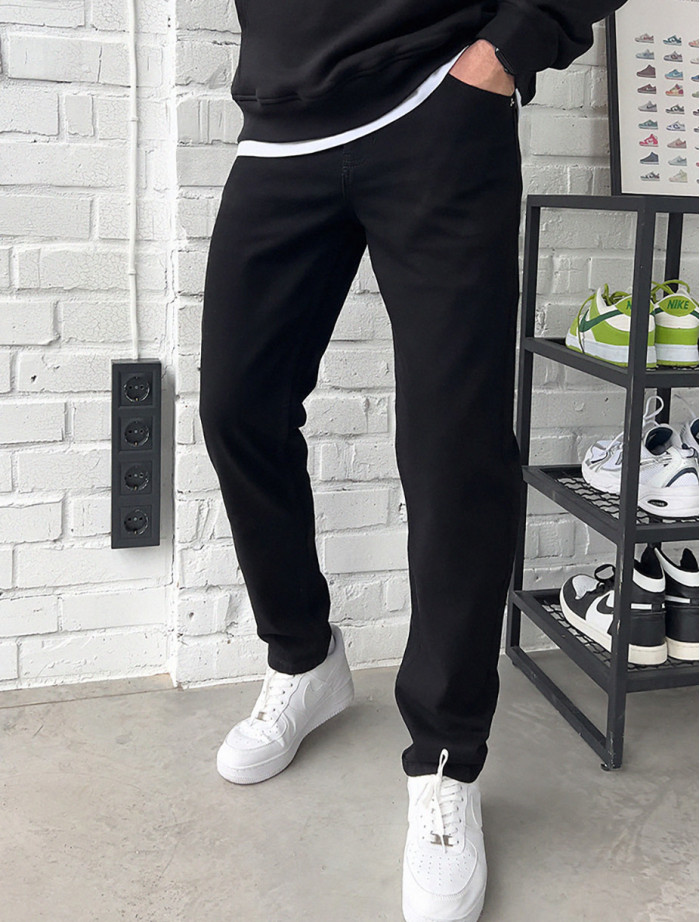 Dżinsy Staff 4 black regular