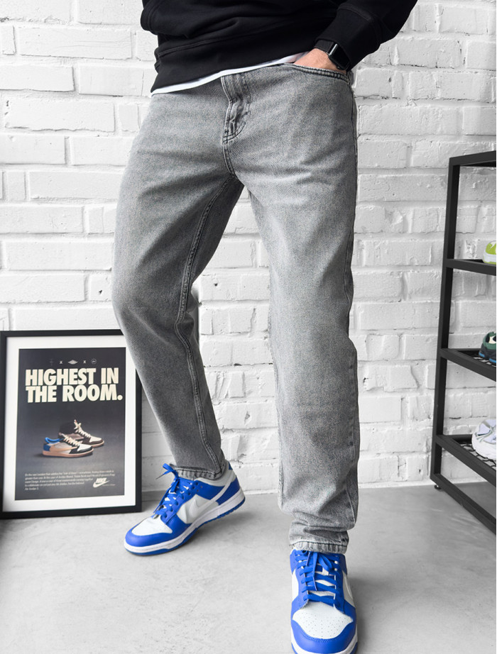 Dżinsy Staff 5 gray regular