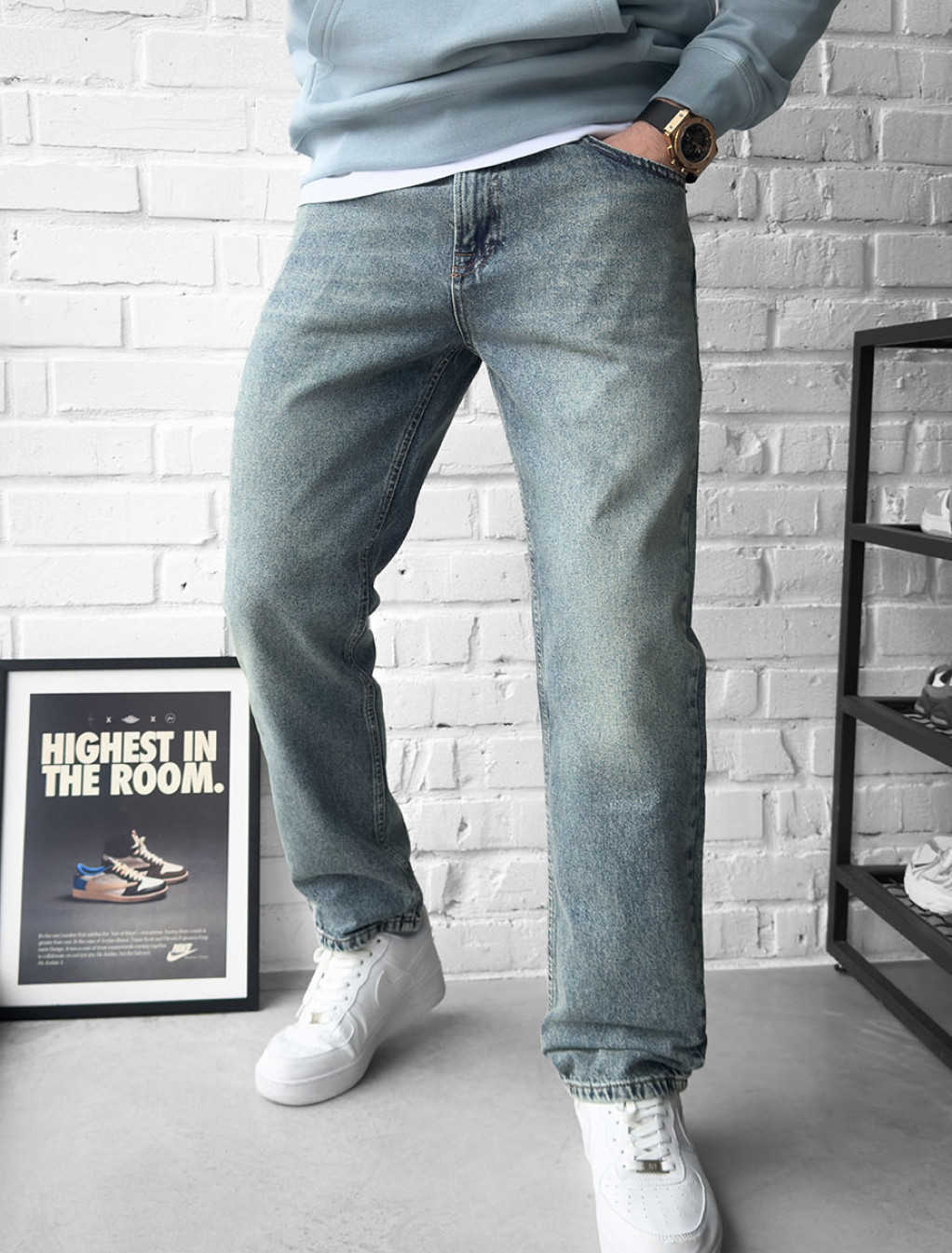 Dżinsy Staff 24 light blue regular