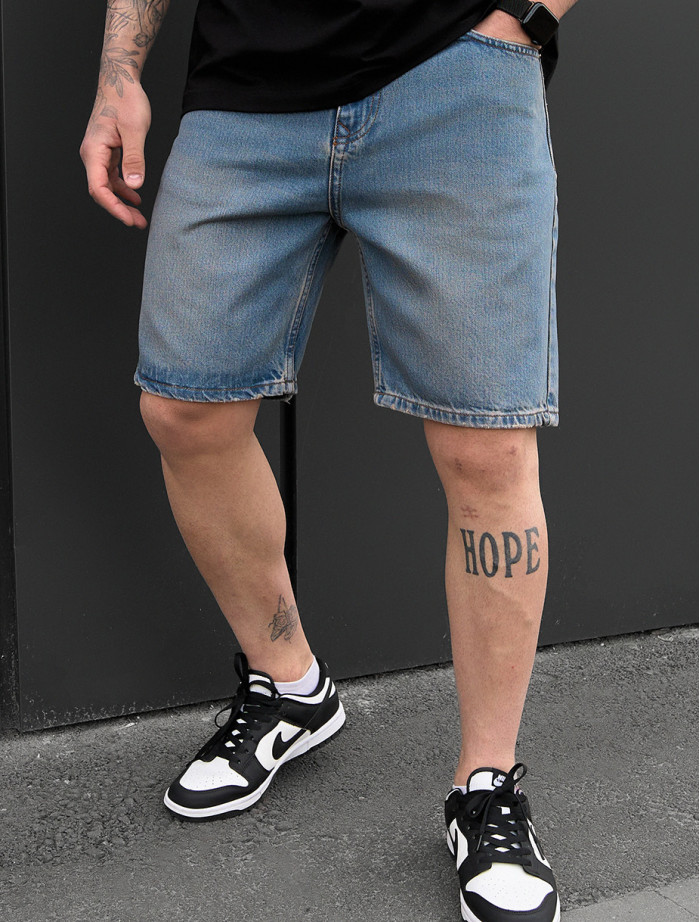 Szorty jeansowe Staff 1 blue regular