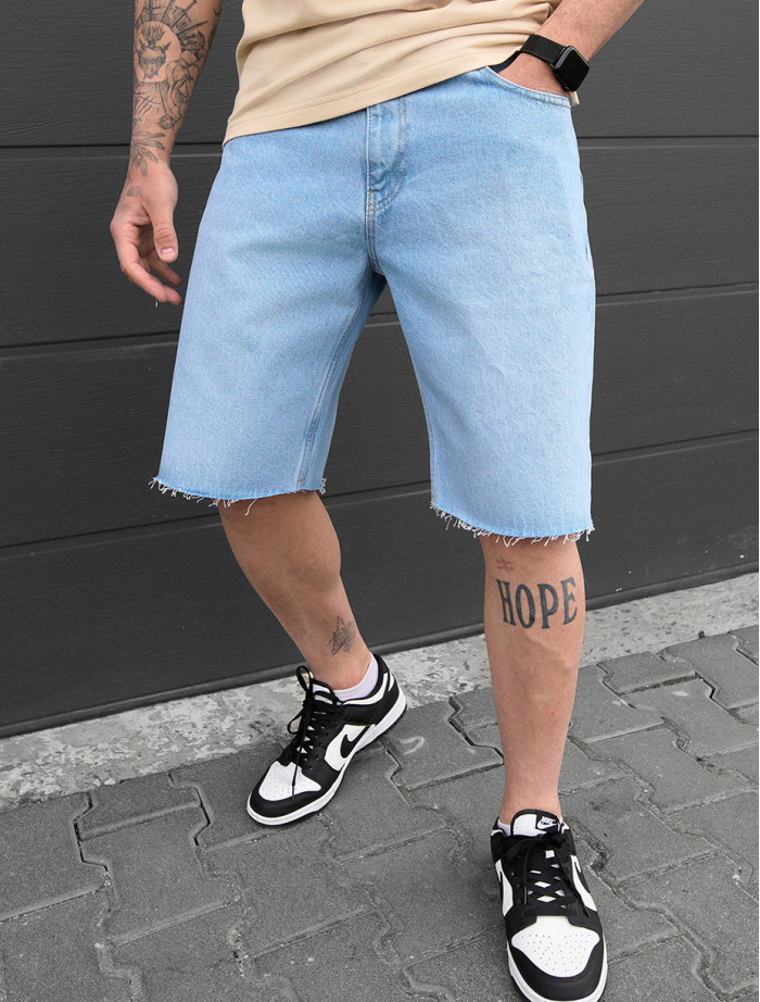 Dżinsowe spodenki Staff 2 light blue regular