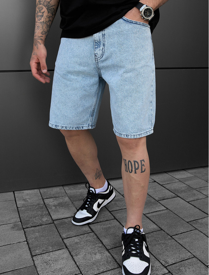 Spodenki dżinsowe Staff 4 light blue regular