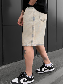Spodenki dżinsowe Staff 6 baggy blue beige