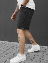 Spodenki dżinsowe Staff 8 dark gray regular