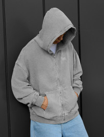 Bluza Staff va light gray logo oversize