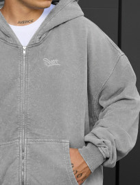 Bluza Staff va light gray logo oversize