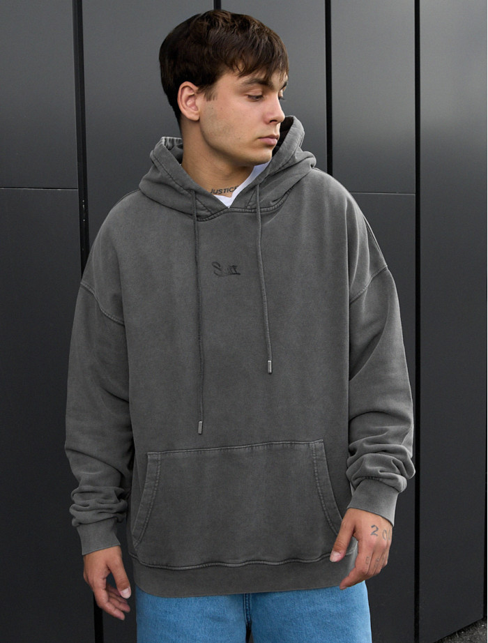 Bluza Staff gray logo oversize