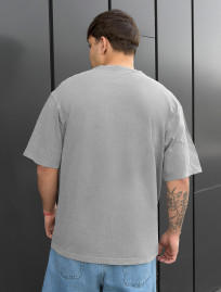 Koszulka Staff gray logo oversize