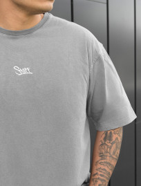 Koszulka Staff gray logo oversize