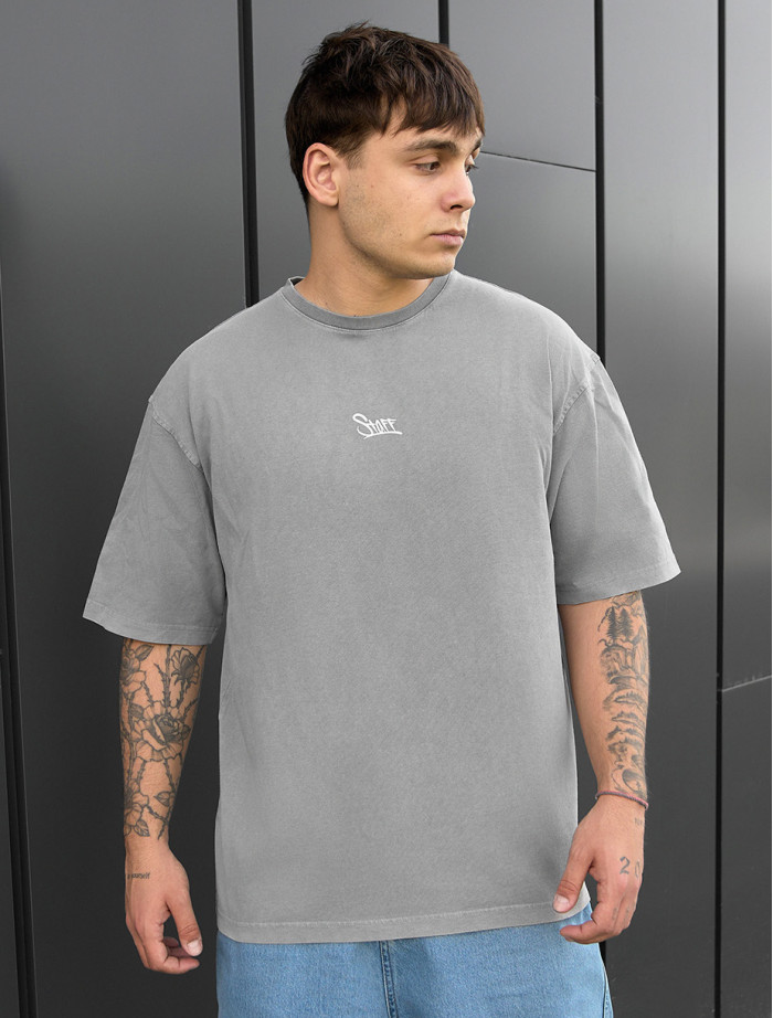 STIGMAのStaff Semi-oversized T-shirts 全2色 Koszulka Staff tay day c6 oversize