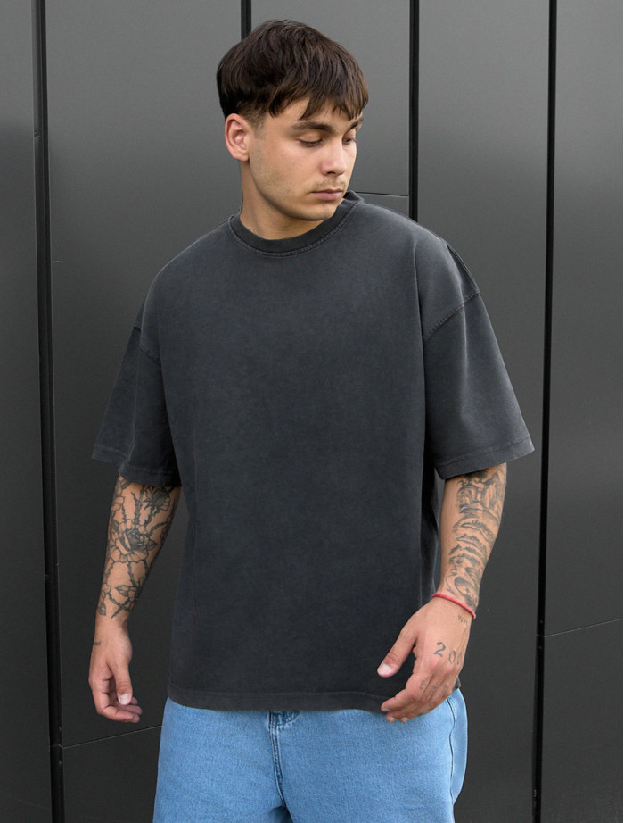 Koszulka Staff va2 dark gray oversize