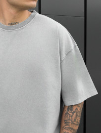 Koszulka Staff va2 light gray oversize