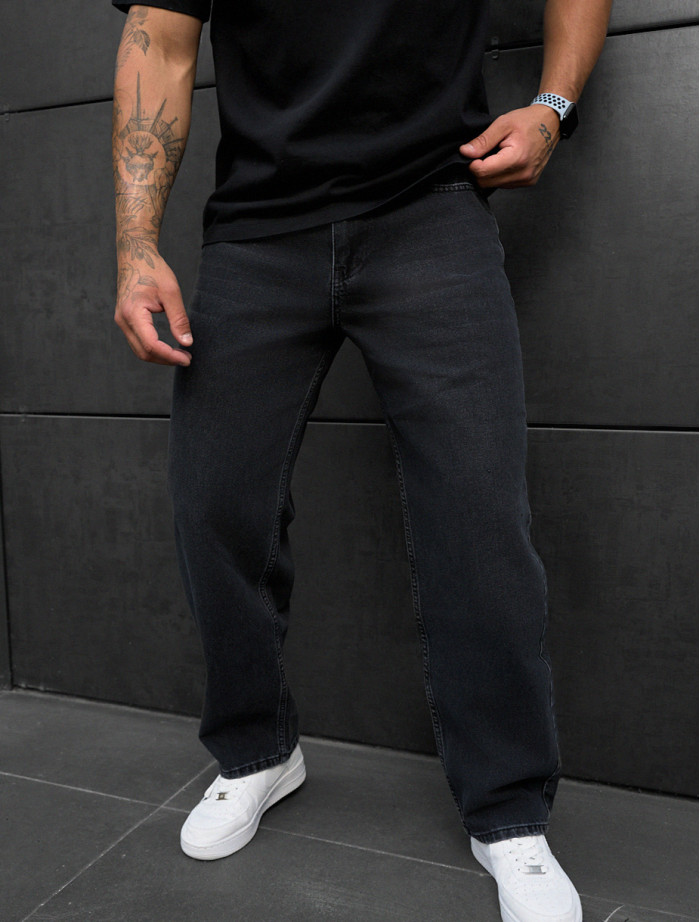 Dżinsy Staff 5 black baggy