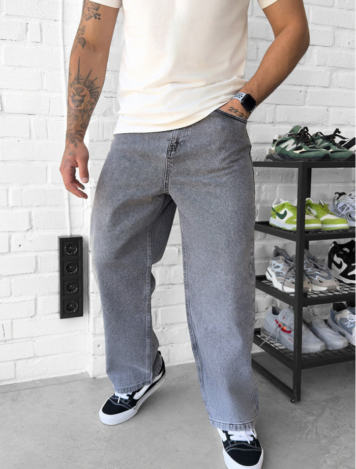 Dżinsy Staff  gray baggy